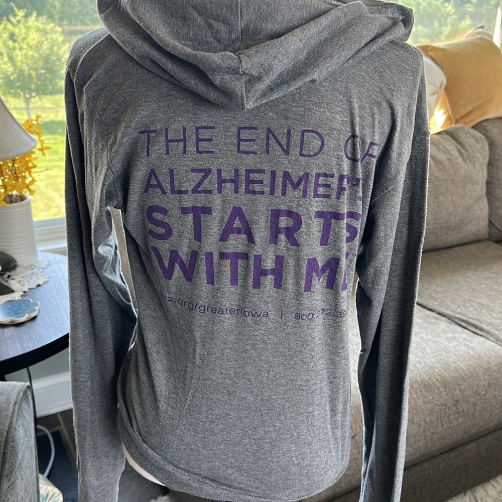 Alzheimer’s Association End Alzheimer’s Zip Hoodie M